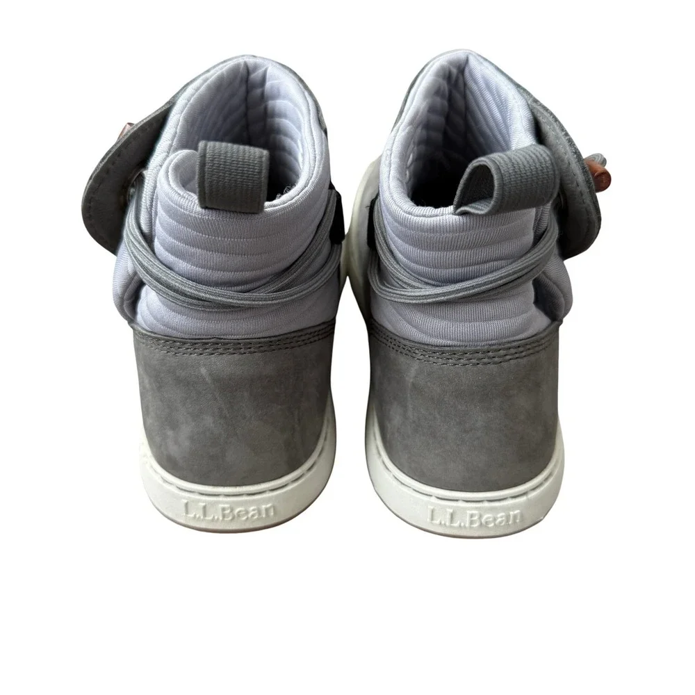 L.L.Bean Leather Ankle Boots Gray Women's‎ Size 6 Medium
